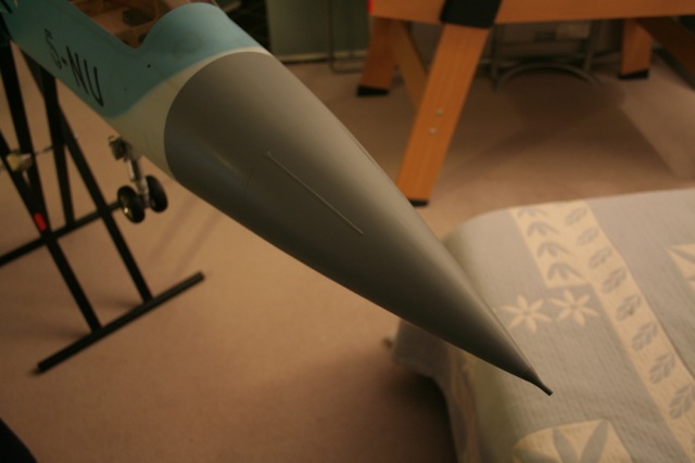 Sonde pitot en bout de cône